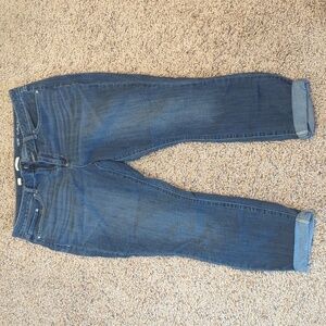 LC Lauren Conrad cuffed skinny ankle jeans